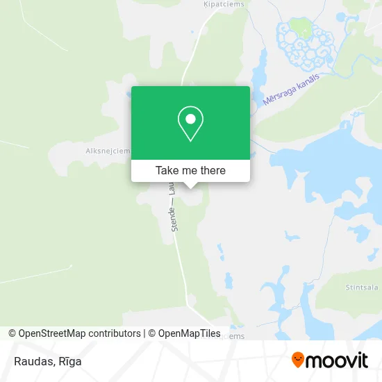 Raudas map