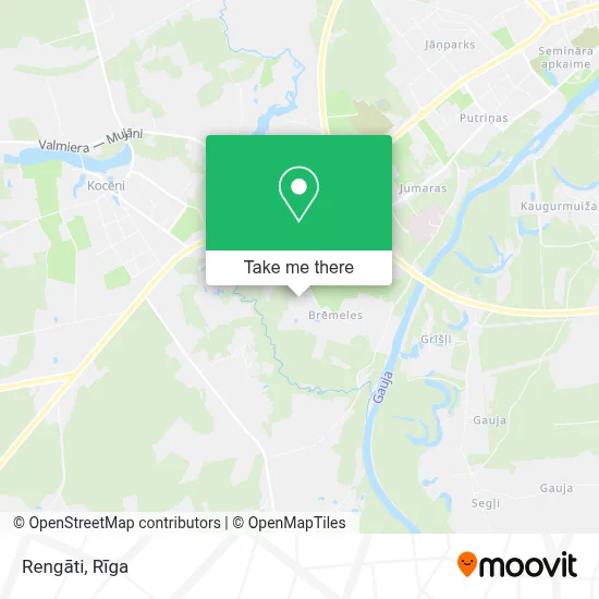 Rengāti map