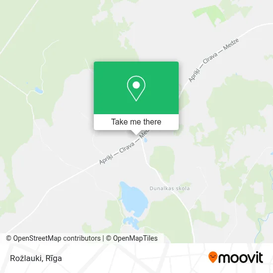 Rožlauki map