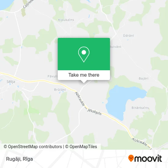 Rugāji map