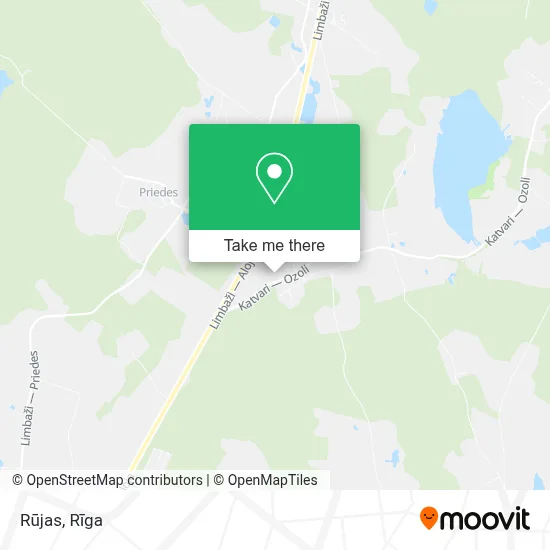 Rūjas map