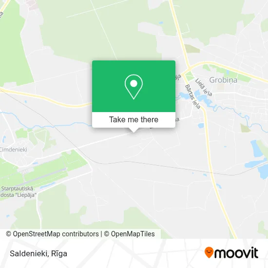 Saldenieki map