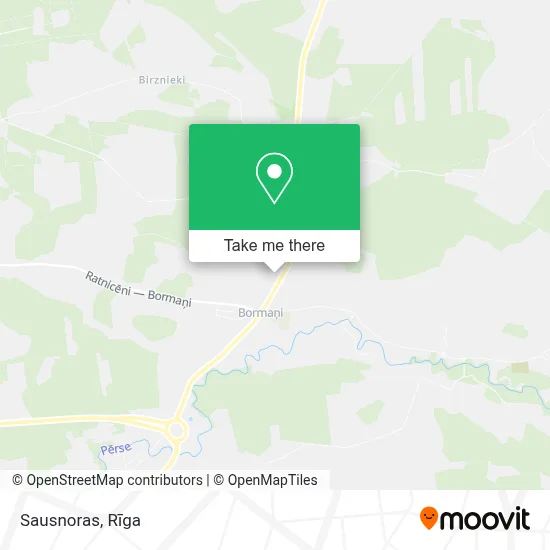 Sausnoras map
