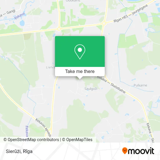 Sierūži map