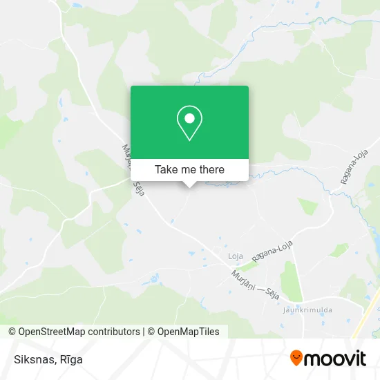 Siksnas map