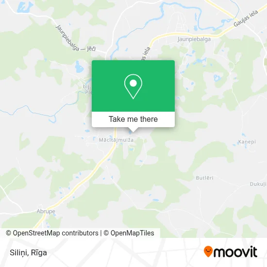 Siliņi map