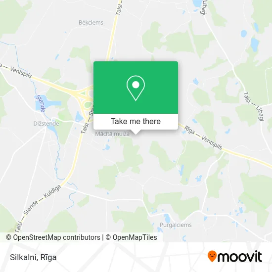 Silkalni map