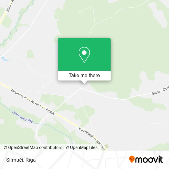 Silmači map