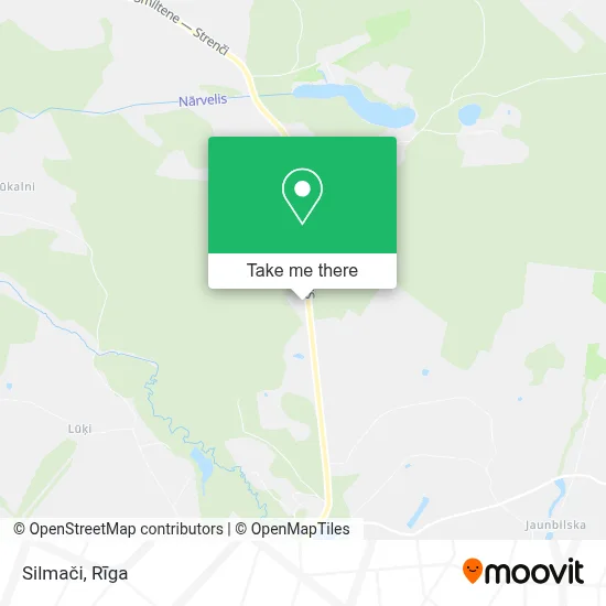 Silmači map