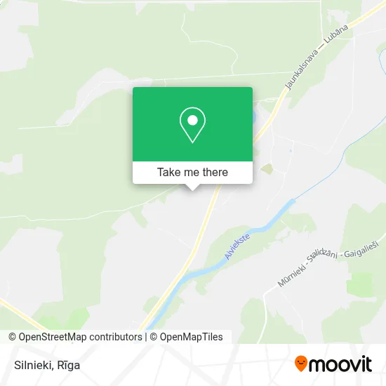 Silnieki map
