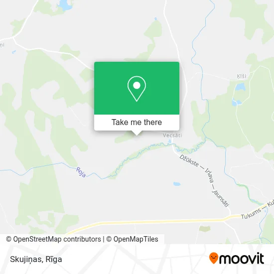 Skujiņas map