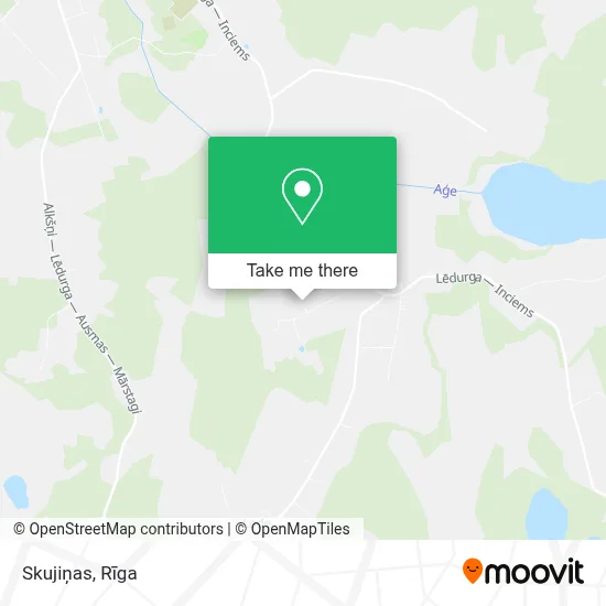Skujiņas map