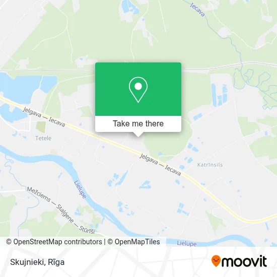 Skujnieki map