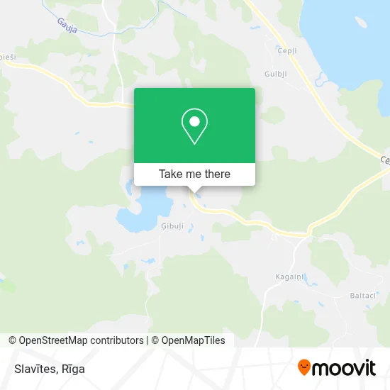 Slavītes map