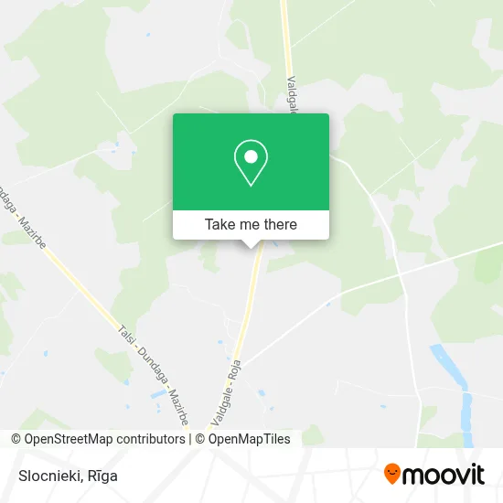 Slocnieki map