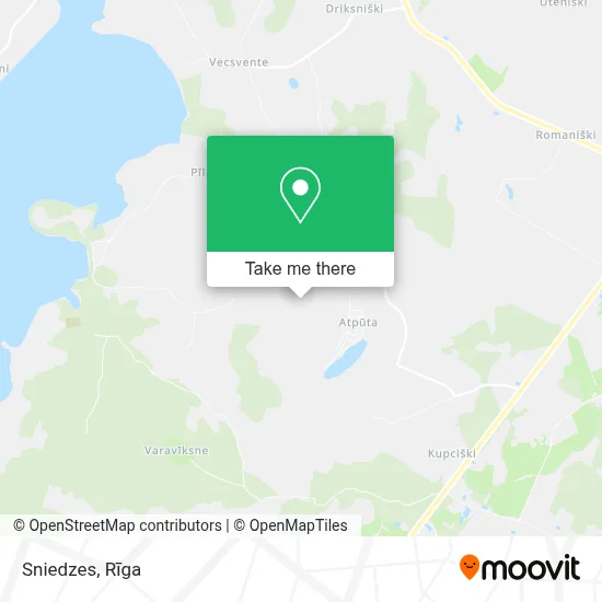 Sniedzes map