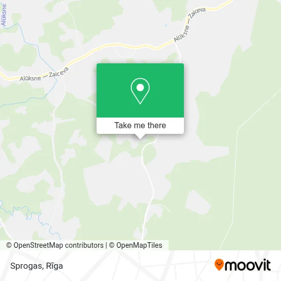 Sprogas map