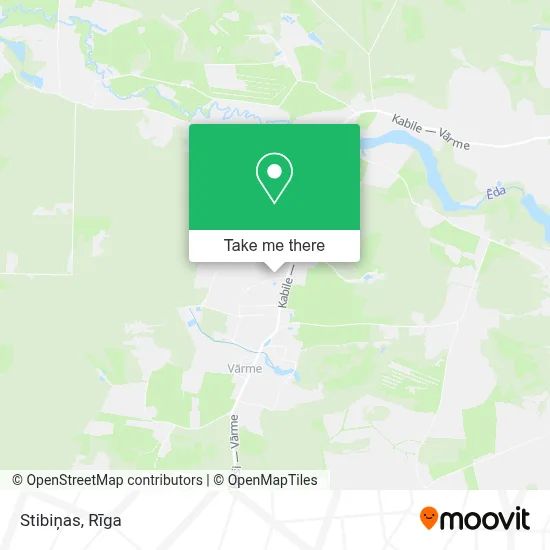 Stibiņas map