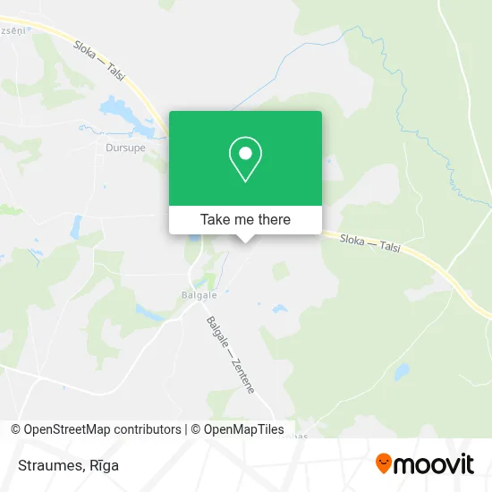Straumes map
