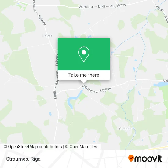 Straumes map