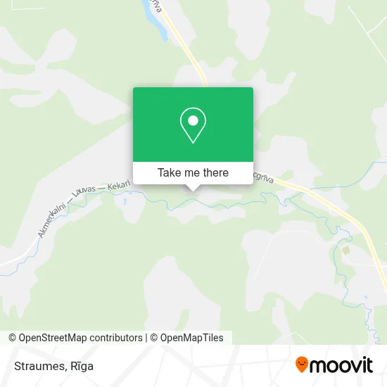 Straumes map