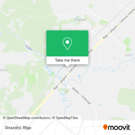 Strazdiņi map