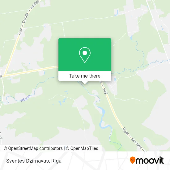 Sventes Dzirnavas map