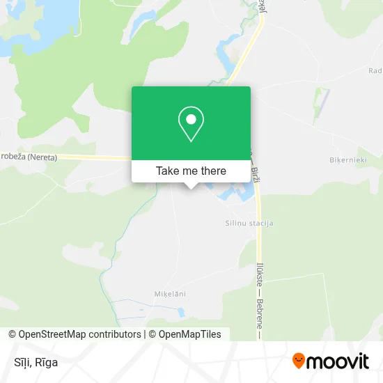 Sīļi map