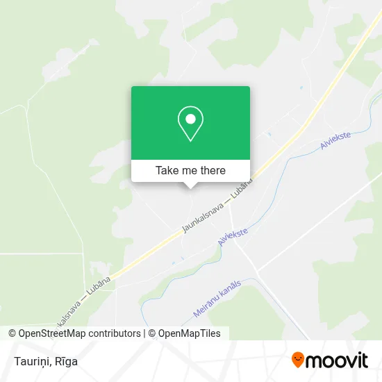 Tauriņi map