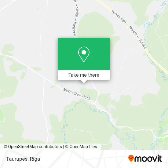 Taurupes map