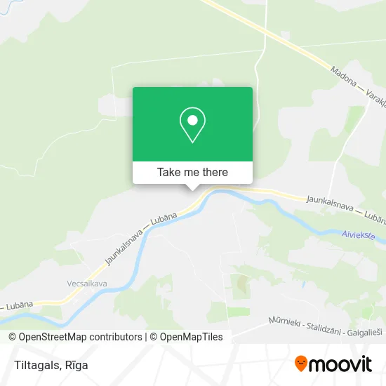 Tiltagals map