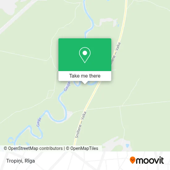 Tropiņi map