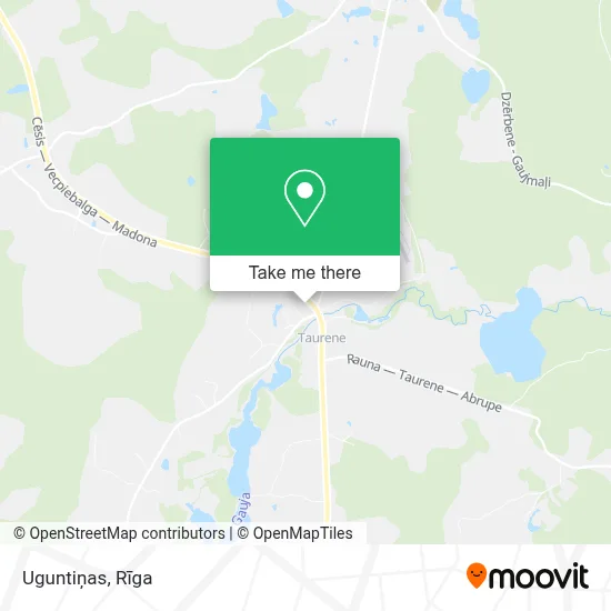 Uguntiņas map