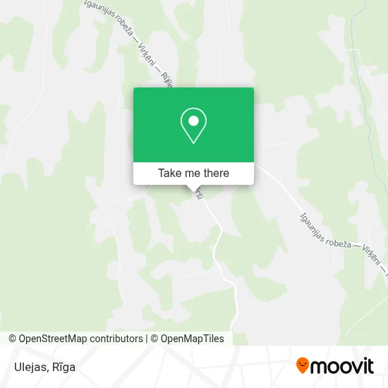 Ulejas map