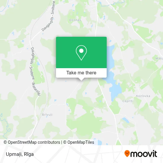 Upmaļi map
