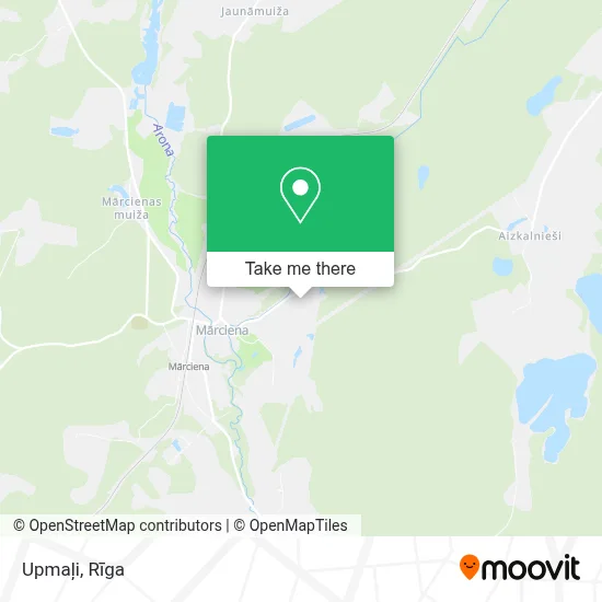 Upmaļi map