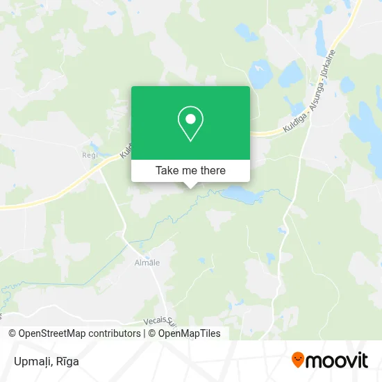 Upmaļi map