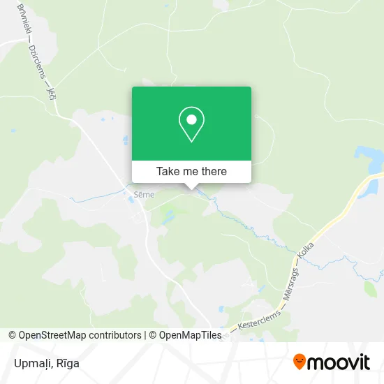 Upmaļi map
