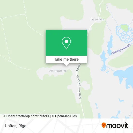 Upītes map