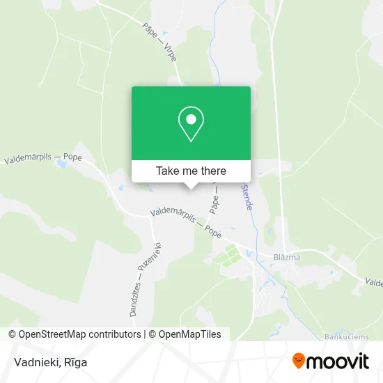 Vadnieki map