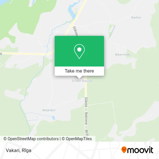 Vakari map