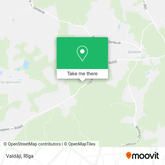 Valdāji map