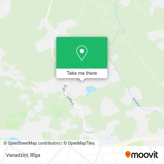 Vanadziņi map