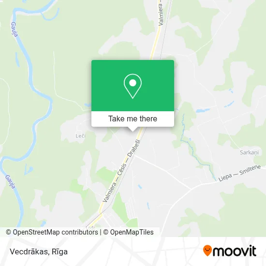 Vecdrākas map