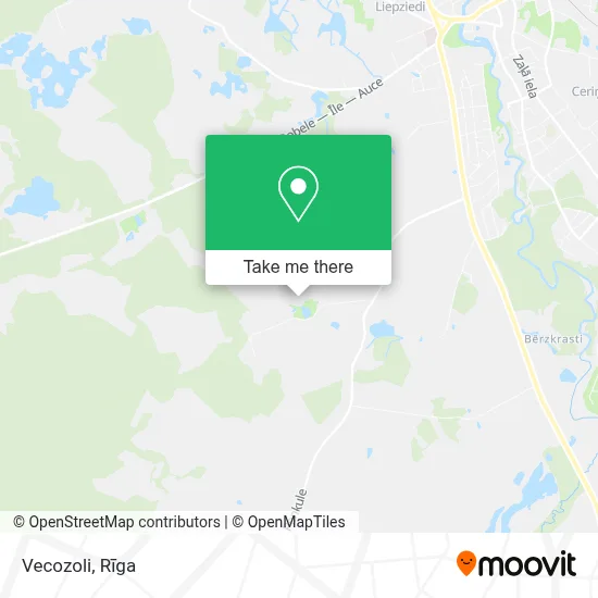Vecozoli map
