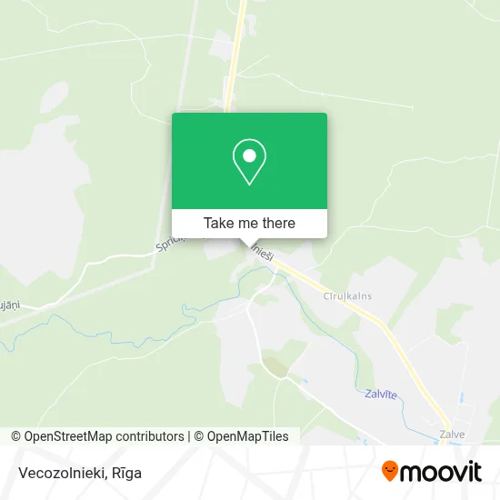 Vecozolnieki map