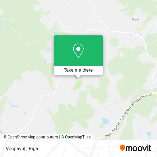 Vecpāvuļi map