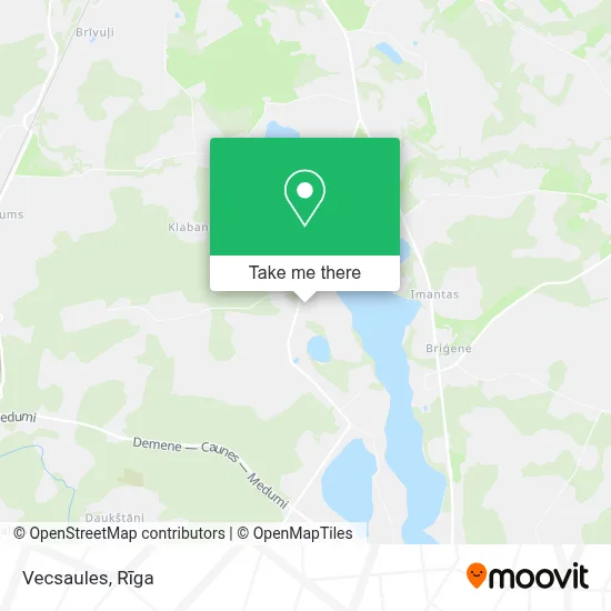 Vecsaules map