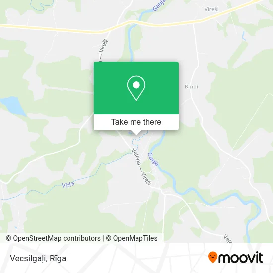 Vecsilgaļi map