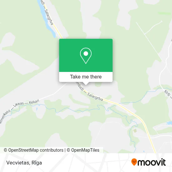 Vecvietas map